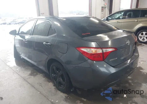 2016 Toyota Corolla Le из США, поврежденный, VIN 2T1BURHE4GC692362